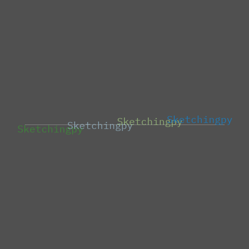 Picture of the same text repeated with different vertical alignment.
